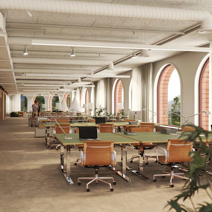 Överblick kontorsplan