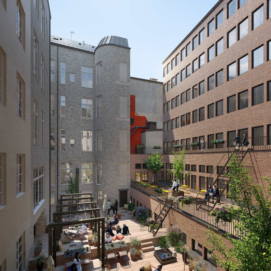 En grön hemlighet på Kungsgatan 9.