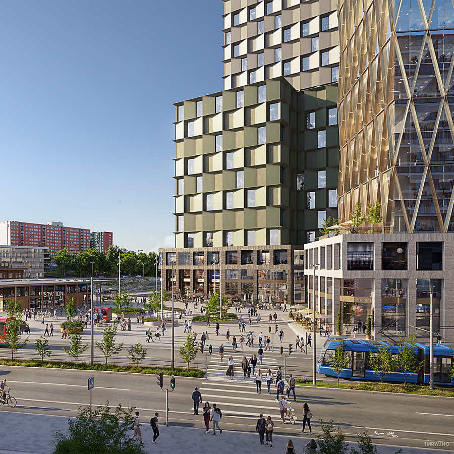Flemingsberg - ett av Sveriges största stadsutvecklingsprojekt.