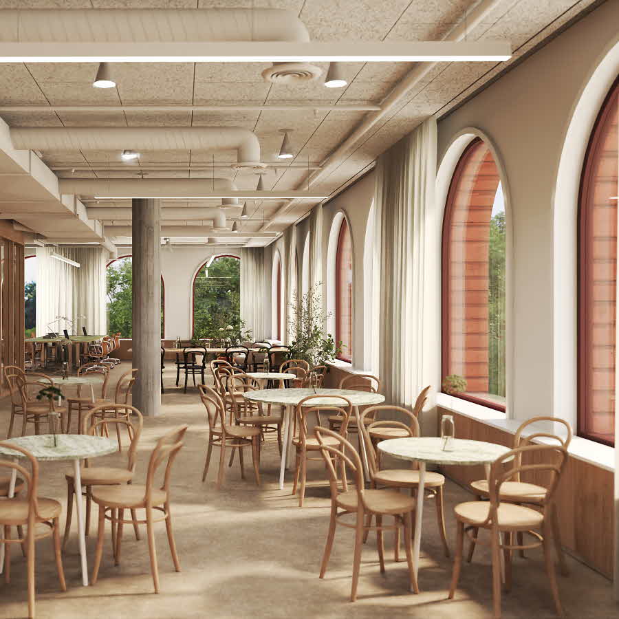 Pentry med fint ljusinsläpp