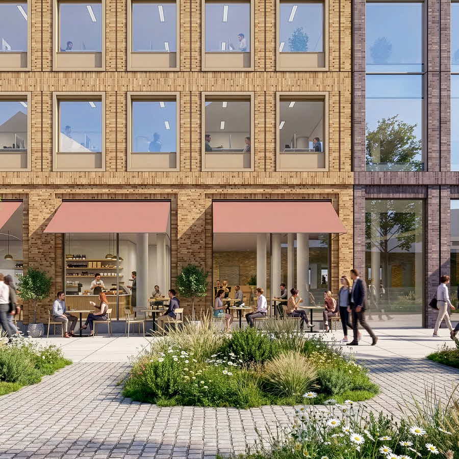 På Dalvägen planerar vi för mer folkliv med restauranger, caféer och handel.