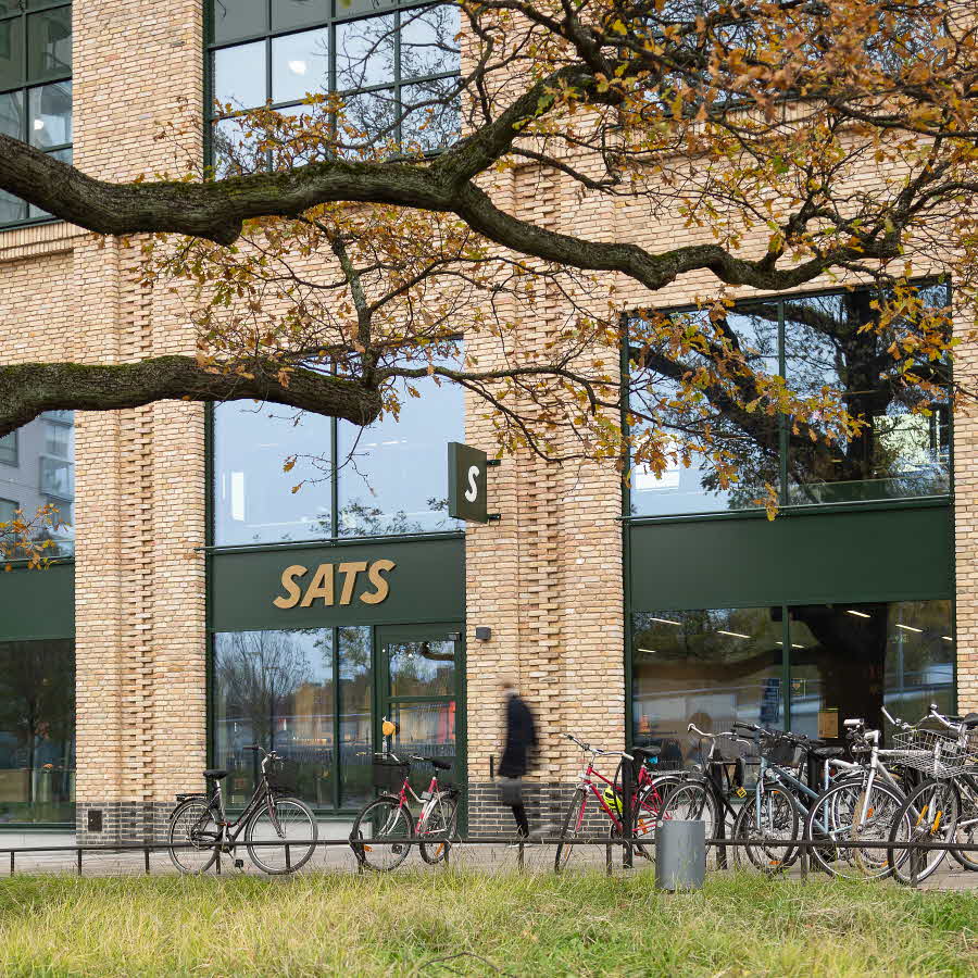 SATS Haga Norra ligger på bottenvåningen.